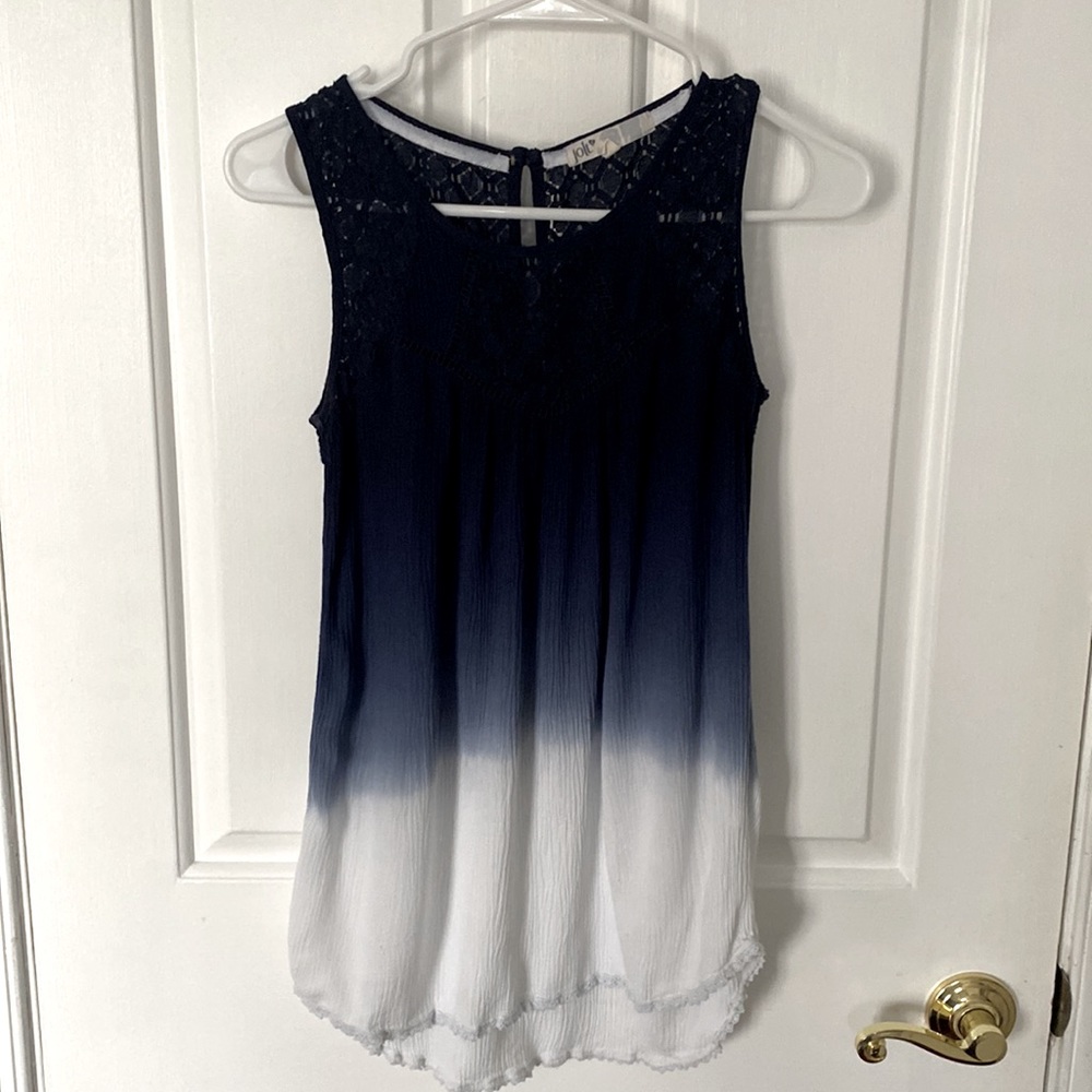 Great Condition! Summer Boho Hoppie Biker Chick Tank Dip Dye Tie Dye Size XS